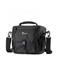 Nova 170 AW II Black Lowepro - 
Fits DSLR with attached 24-105mm lens, 1-2 extra lenses &amp; flash
All Weather AW Cover™, water