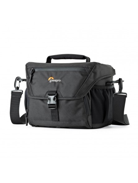 Nova 180 AW II Black Lowepro - 
Fits Pro-depth DSLR &amp; attached 24-105mm lens, 3-4 extra lenses
All Weather AW Cover™, water 