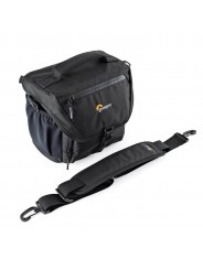 Nova 170 AW II Black Lowepro - 
Fits DSLR with attached 24-105mm lens, 1-2 extra lenses &amp; flash
All Weather AW Cover™, water