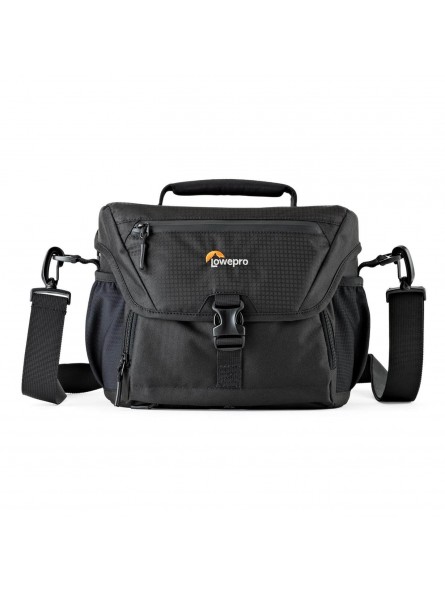 Nova 180 AW II Black Lowepro - 
Fits Pro-depth DSLR &amp; attached 24-105mm lens, 3-4 extra lenses
All Weather AW Cover™, water 