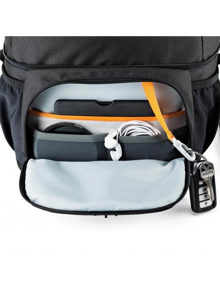 Nova 180 AW II Black Lowepro - 
Fits Pro-depth DSLR &amp; attached 24-105mm lens, 3-4 extra lenses
All Weather AW Cover™, water 