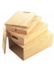 Holzkisten Verschachtelter Set - Apple Box Nested Set Udengo - Alles In Einem Set Für Film-Studio-Griff-Stütze
Top-selling-set  