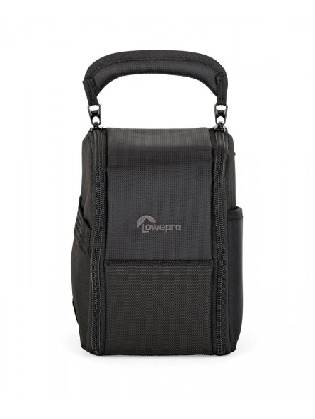 ProTactic Lens Exchange 100 AW Lowepro - 
Temporarily holds 2 lenses during exchange
Easy-grip main handle for smooth, single-ha