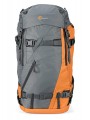 Powder BP 500 AW Grey/Orange Lowepro - 
Fits Standard DSLR and Pro Mirrorless cameras and lenses
Secure, body-side access
50% of