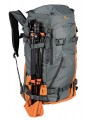 Powder BP 500 AW Grey/Orange Lowepro - 
Fits Standard DSLR and Pro Mirrorless cameras and lenses
Secure, body-side access
50% of