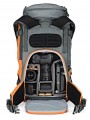 Powder BP 500 AW Grey/Orange Lowepro - 
Fits Standard DSLR and Pro Mirrorless cameras and lenses
Secure, body-side access
50% of