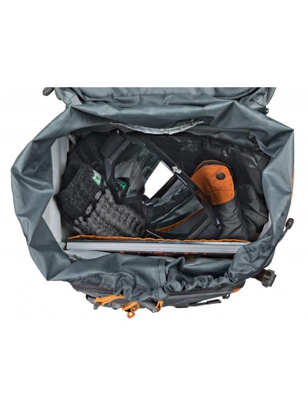 Powder BP 500 AW Grey/Orange Lowepro - 
Fits Standard DSLR and Pro Mirrorless cameras and lenses
Secure, body-side access
50% of