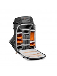 Pro Trekker BP 550 AW II Lowepro - 
Fits 2-3 Pro Mirrorless/DSLR with 400mm, 4-6 lenses + 2 flash
MaxFit divider system for maxi