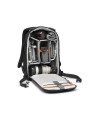 Flipside BP 300 AW III Black Lowepro - 
Fits Mirrorless with 70-200mm lens plus 3-4 additional lenses
Full backside access with 