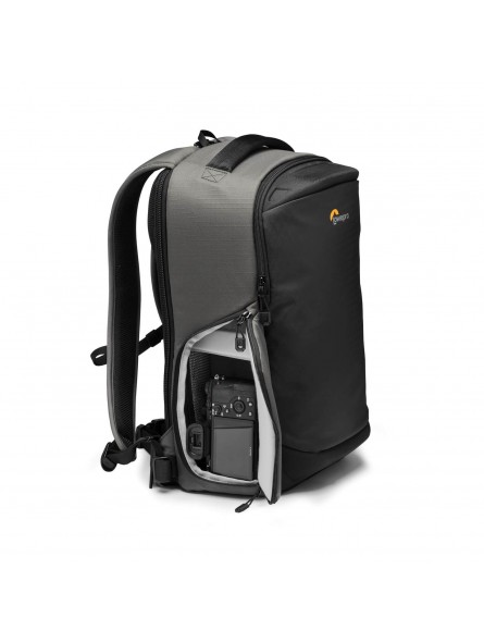 Flipside BP 300 AW III Dark Grey Lowepro - 
Fits Mirrorless with 70-200mm lens plus 3-4 additional lenses
Full backside access w