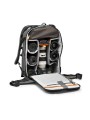 Flipside BP 400 AW III Dark Grey Lowepro - 
Fits Pro DSLR with 70-200mm lens plus 4-5 additional lenses
Full backside access wit