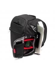 Advanced Fast Backpack III Manfrotto - 
Fits a full frame camera + 70-200/4 lens, 3 lenses + accessories
Versatile dual side acc