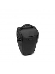 Advanced III Holster M Manfrotto - 
Holds a Mirrorless camera with 24-70/4 lens attached
Top loading holster bag for easy quick-