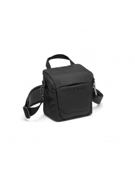 Advanced Shoulder bag S III Manfrotto - 
Holds compact system cameras with 1 extra lens
Padded adjustable dividers for customize