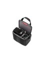 Advanced III bag XS Manfrotto - 
Carries a small mirrorless camera with 1 extra lens
Padded adjustable dividers for customized f