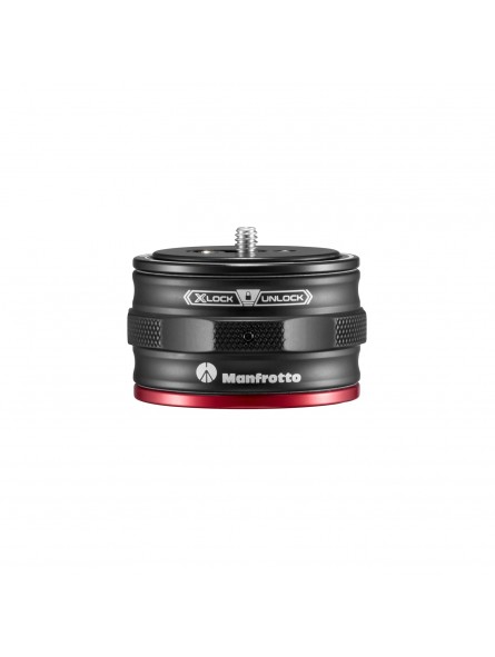 MOVE Quick release system Manfrotto - 
Simply drop in to lock the system and enjoy 360° freedom
X LOCK system to ensure maximum 