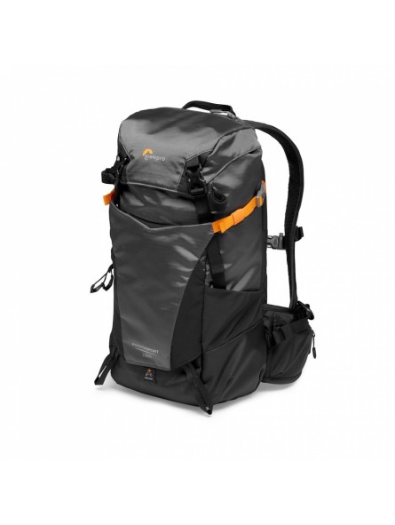 PhotoSport BP 15L AW III GY Lowepro - 
Fits crop-sensor CSC with lens attached plus 1-2 small lenses
Extra lightweight &amp; 75%