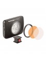 LUMIMUSE - 3 LED lamp Manfrotto - 
3 bright LED lights provide you with high colour rendition
Compact size lets you pack it into