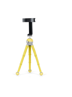 PodZilla Flexible Tripod Medium Kit Yellow Joby - Flexible tripods available in a range of colors that are perfect for on-the-go