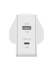 Wall Charger 42W Dual Output Joby - Designed for on-the-go content creators

Charge both your iPhone / iPad and Notebook at the 