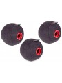 Baseball 24/25mm 3-Pack Rycote - 
3x Rycote Baseball Windscreen
 1