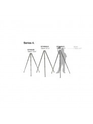 Tripod Systematic, series 4 long, 4 sections Gitzo - 
Rigid series 4, long version, 4-section carbon fiber tripod
G-lock Ultra f