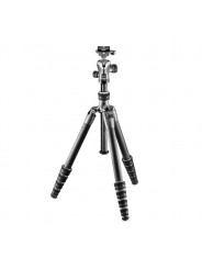 Tripod kit Traveler, series 1, 5 sections Gitzo - 
5-section carbon fiber tripod kit
Unbeatable compactness, top quality perform