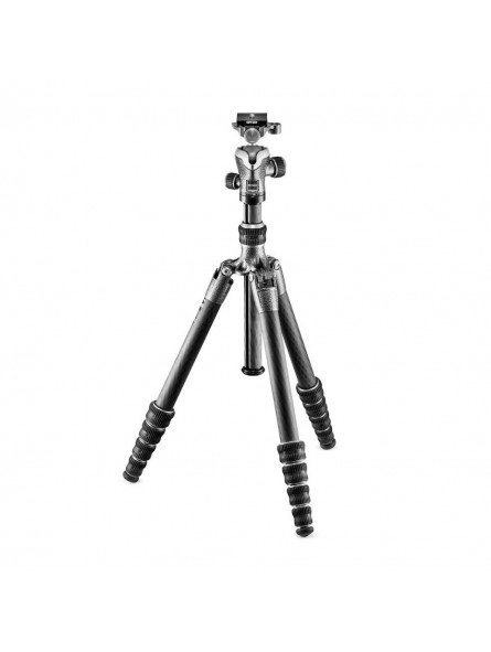 Tripod kit Traveler, series 1, 5 sections Gitzo - 
5-section carbon fiber tripod kit
Unbeatable compactness, top quality perform