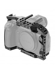Panasonic LUMIX S5II / S5IIX Cage 8Sinn - - 1/4" Befestigungspunkte- 3/8" Befestigungspunkte mit Arri-Aufnahmebolzen- M4