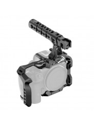 CANON EOS R7 Cage 8Sinn - - 1/4” Befestigungspunkte - M4 Befestigungspunkte - Riemenhalter - Kaltschuhhalterung - Leichtbauweise