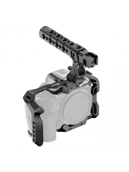 CANON EOS R7 Cage 8Sinn - - 1/4” Befestigungspunkte - M4 Befestigungspunkte - Riemenhalter - Kaltschuhhalterung - Leichtbauweise CANON EOS R7 Cage 8Sinn - - 1/4” Befestigungspunkte - M4 Befestigungspunkte - Riemenhalter - Kaltschuhhalterung - Leichtbauweise