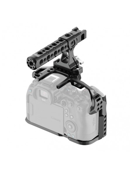 Canon EOS R/R5/R6/R6M II Cage 8Sinn - - 1/4” mounting points- M4 mounting points- strap holders- cold shoe mount- lightweight bu