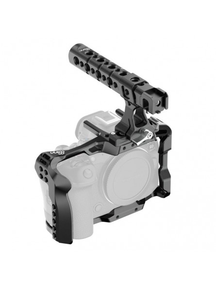 Canon EOS R/R5/R6/R6M II Cage 8Sinn - - 1/4" Befestigungspunkte- M4 Befestigungspunkte- Riemenhalter- Kaltschuhbefestigung-