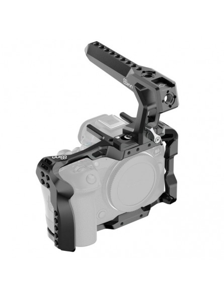 Canon EOS R/R5/R6/R6M II Cage 8Sinn - - 1/4" Befestigungspunkte- M4 Befestigungspunkte- Riemenhalter- Kaltschuhbefestigung-