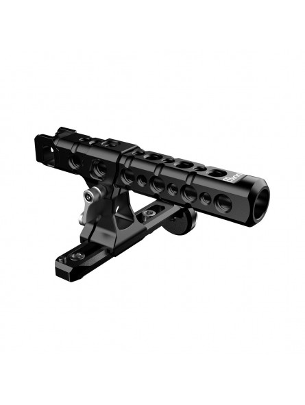 8Sinn Top Handle Pro + 8Sinn Safety Nato Rail mit 32mm Arri Rosette 8Sinn - - Schnellspanner-System- Einstellung vorne/hinten, l