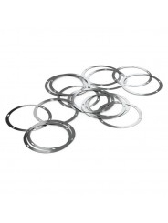 8Sinn Unterlegscheiben für PL-Objektivadapter 8Sinn - Satz mit 6 Unterlegscheiben aus EdelstahlDicke:1Stück - 0.02mm1Stück -