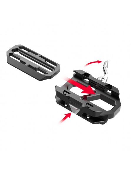 8Sinn Riser Plate II 8Sinn - - Beidseitige Sicherheitsverschlüsse- Schnellspannsystem- Kompatibel mit 8Sinn Arca Swiss Plate 8Sinn Riser Plate II 8Sinn - - Beidseitige Sicherheitsverschlüsse- Schnellspannsystem- Kompatibel mit 8Sinn Arca Swiss Plate