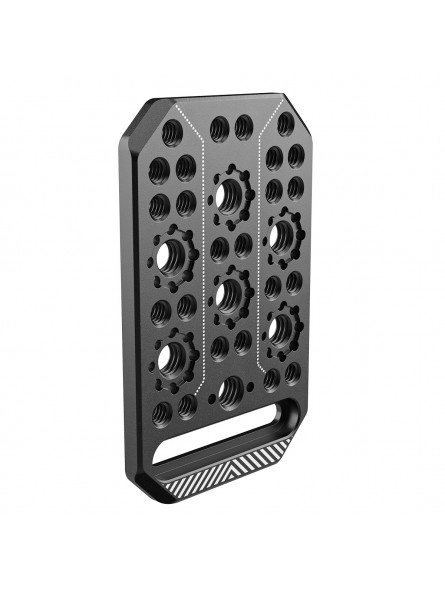 8Sinn Cheese Plate 8Sinn - - 24 x 1/4" Befestigungspunkte- 7 x 3/8" Befestigungspunkte mit Arri-Aufnahmepunkten- Aluminium