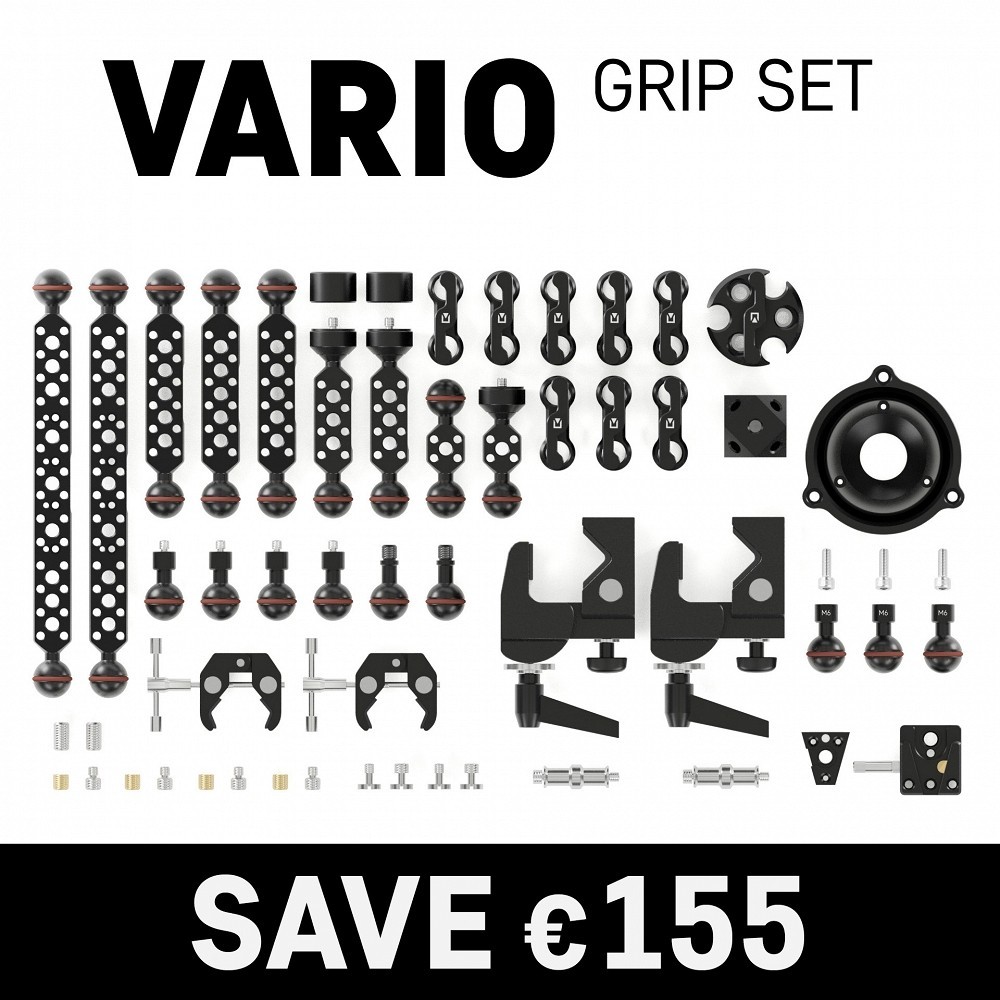 Vario Grip Set Slidekamera - Multi purpose grip set. It's like LEGO for big boys.Video: https://vimeo.com/259310267 1