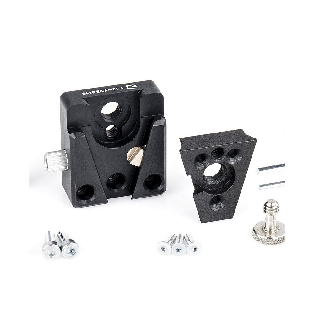 V-Mount / V-Lock Adapter & Plate SET Slidekamera - V-Mount Adapter with V-Mount Plate 
Quick release set for mount V-Mount/V-Loc