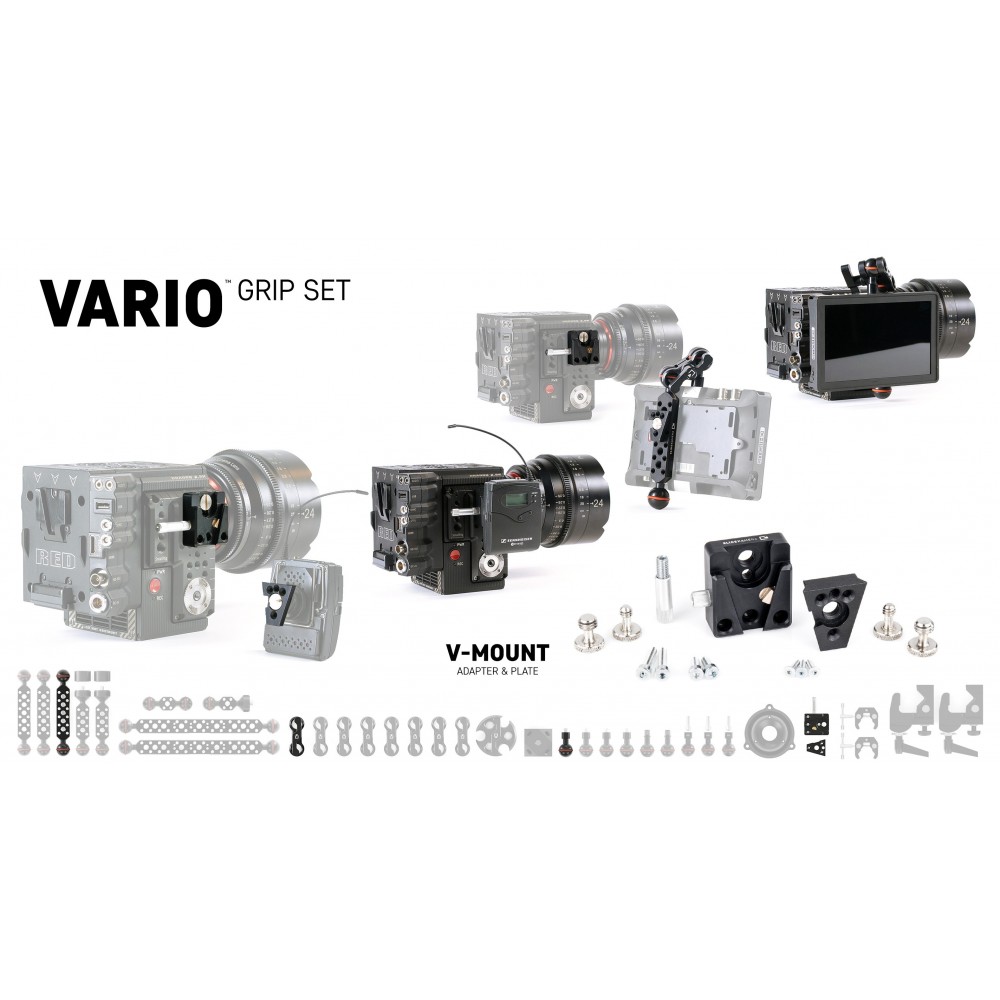 Vario Grip Set Slidekamera - Multi purpose grip set. It's like LEGO for big boys.Video: https://vimeo.com/259310267 7