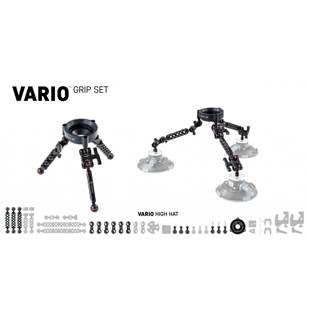 Vario Grip Set Slidekamera - Multi purpose grip set. It's like LEGO for big boys.Video: https://vimeo.com/259310267 9