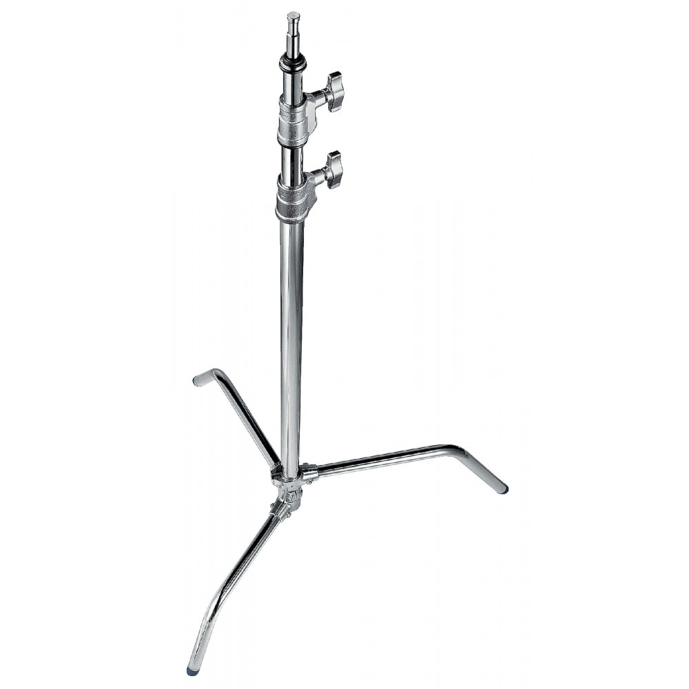 C-Stand Fixed Base 30'' 250cm/8.3' Base & Column Avenger - 
30'' Standard/Fixed base C-Stand in black chrome steel
Robust chrome