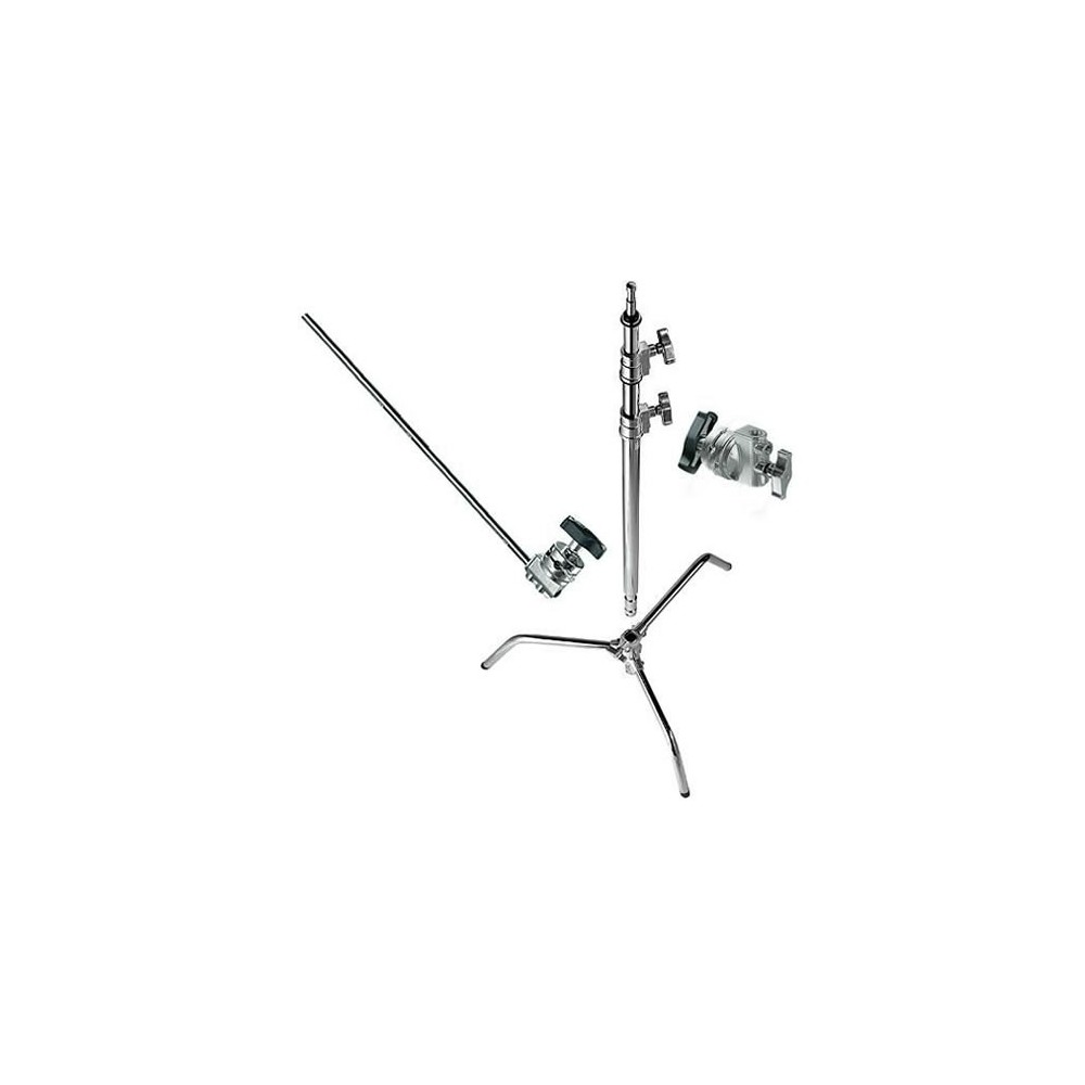 C-Stand Turtle Base 40'' 300cm/9.8' mit Griffkopf, Arm Avenger - 40'' Turtle Base C-Stand Kit, mit C-Stand aus verchromtem Stahl