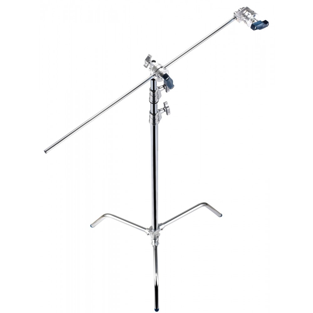 C-Stand Fixed Base 40'' 3.3m/10.8' Kit Avenger - 
40'' Fixed base C-Stand Kit, w/ C-Stand in chrome steel
Complete w/A2030F C-St