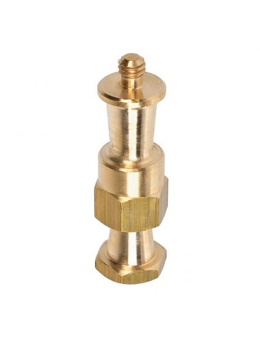 Lightning Stud Manfrotto - Standard 1/4'' or 3/8" screw, and snaps into a Super Clamp socket
3/8'' Super Clamp Adapter
Made of B