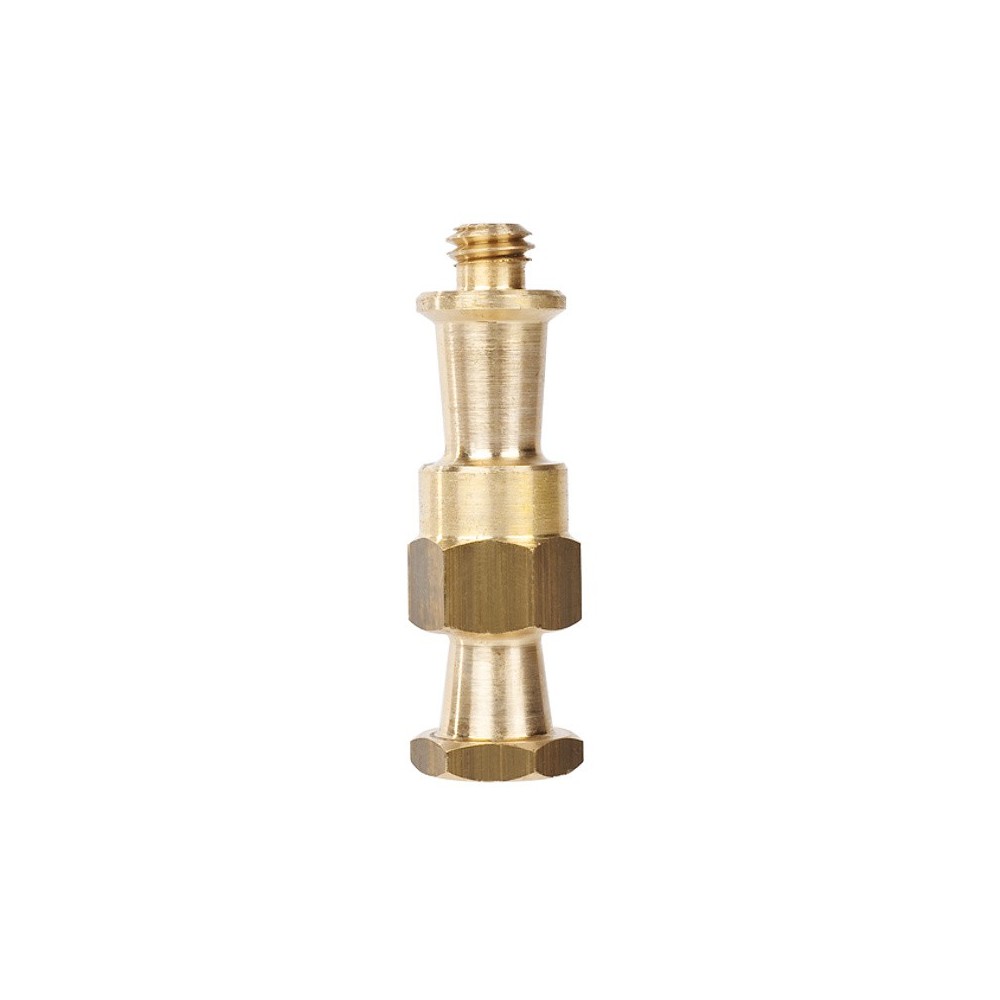 Lightning Stud Manfrotto - Standard 1/4'' or 3/8" screw, and snaps into a Super Clamp socket
3/8'' Super Clamp Adapter
Made of B