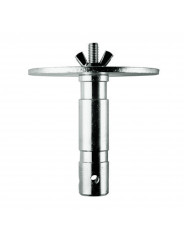 28mm / 1 1/8" Stecker Adapter Manfrotto - 
Obere Befestigung 1 1/8'' (28mm) Bolzen 
M10 (163-10) , M12 (163-12) oder 3/8"