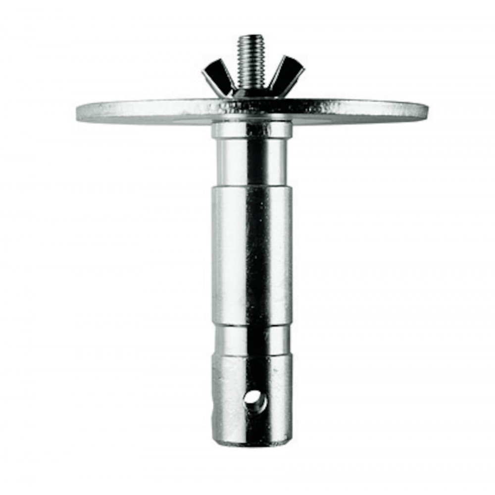 28mm / 1 1/8" Stecker Adapter Manfrotto - 
Obere Befestigung 1 1/8'' (28mm) Bolzen 
M10 (163-10) , M12 (163-12) oder 3/8"