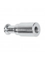 Innengewinde 3/8" auf Außengewinde 5/8" Bolzenadapter Manfrotto - 50mm lang
3/8'' am unteren Ende
5/8"-Bolzen am oberen